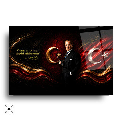 Atatürk Cam Tablo