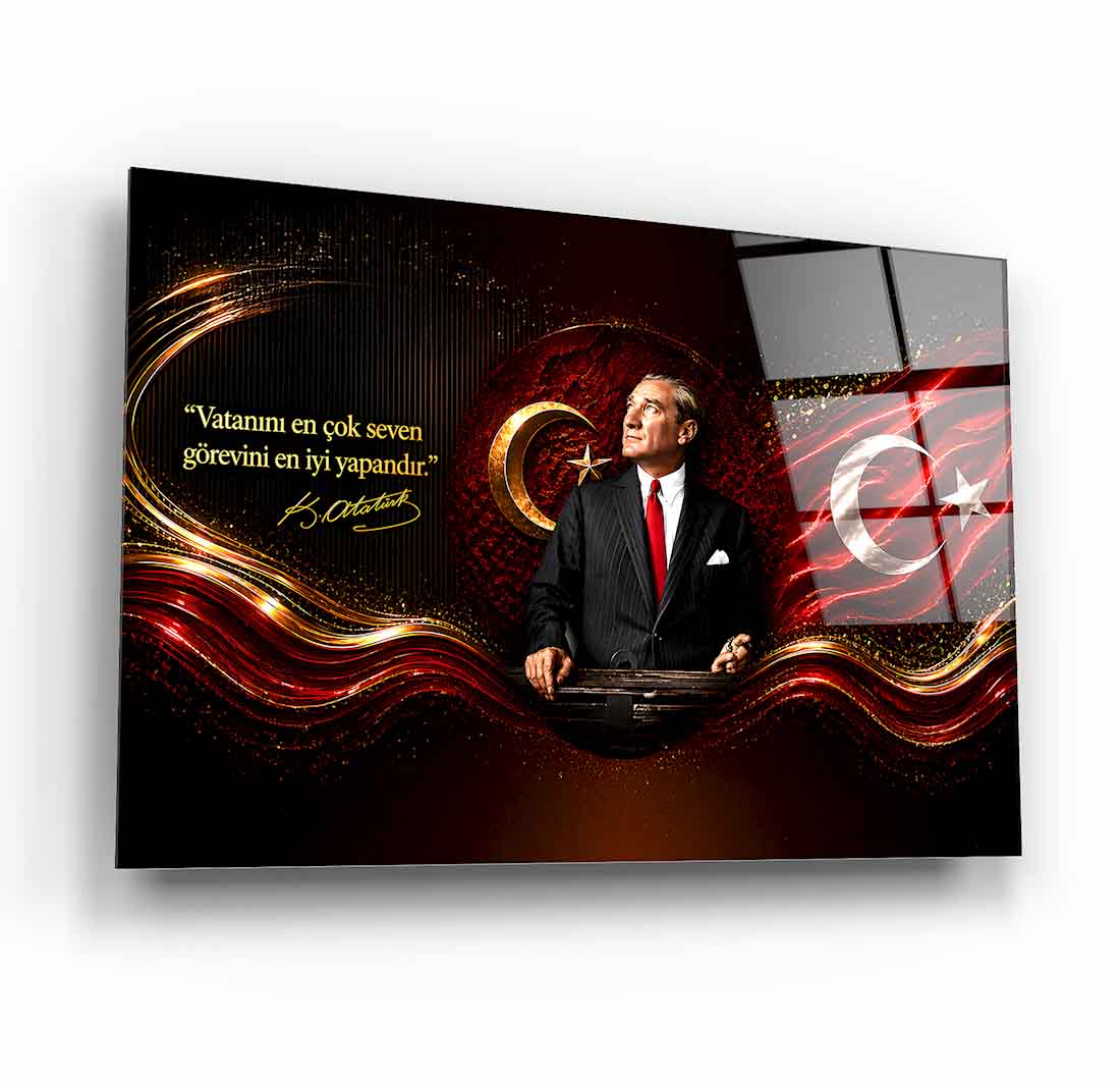 Atatürk Cam Tablo