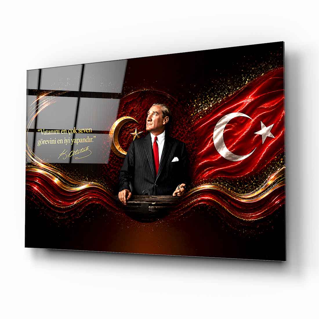 Atatürk Cam Tablo