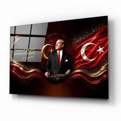 Atatürk Cam Tablo