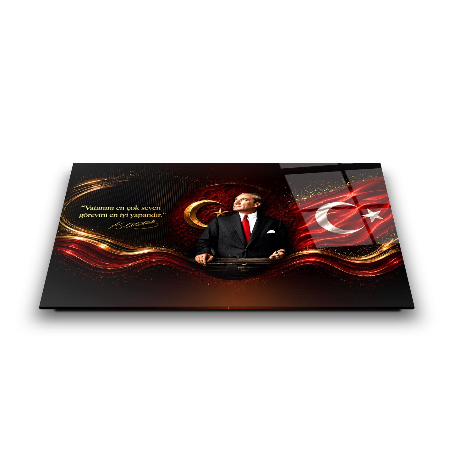 Atatürk Cam Tablo
