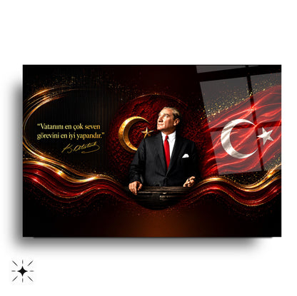 Atatürk Cam Tablo