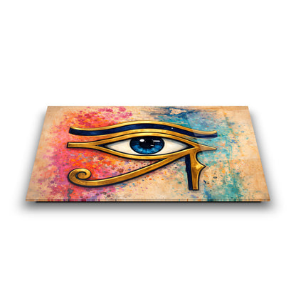 Horus Gözü Cam Tablo