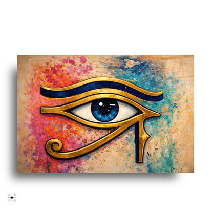 Horus Gözü Cam Tablo