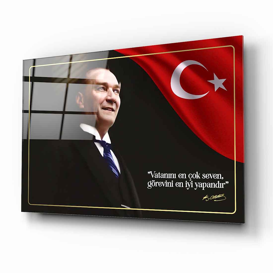 Atatürk Cam Tablo