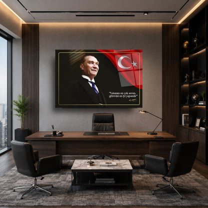 Atatürk Cam Tablo