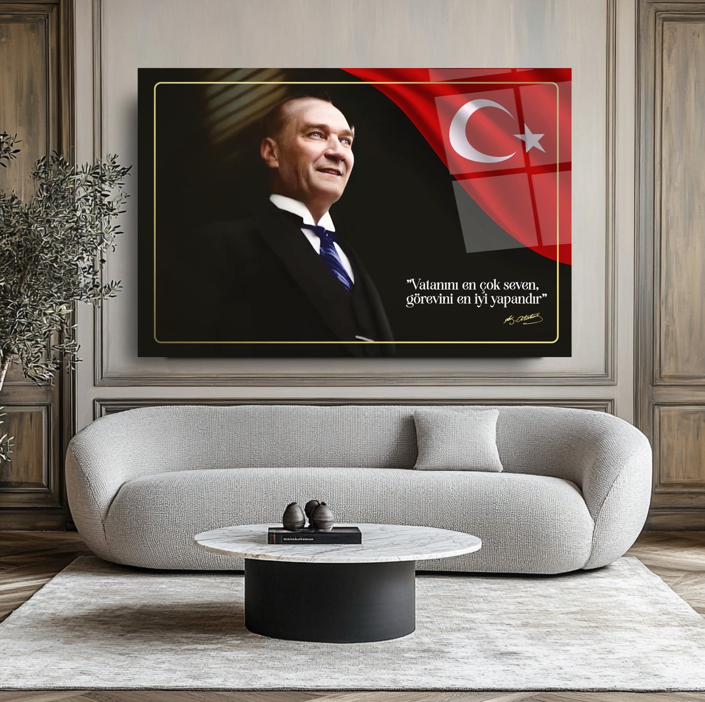 Atatürk Cam Tablo