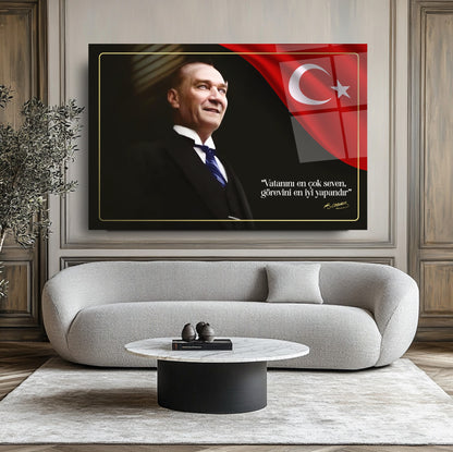 Atatürk Cam Tablo