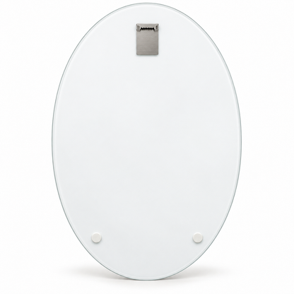 Altın Dantel Çiçekler Dikey Oval Cam Tablo – Görsel 7