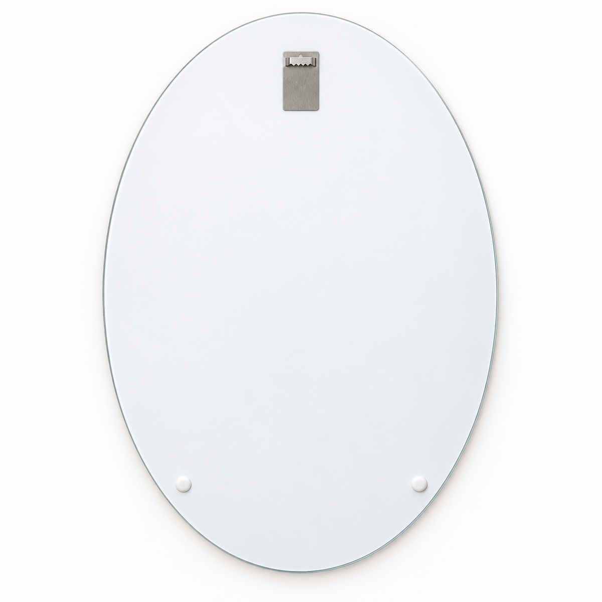 Mavi Sedef Çiçek Ağacı Dikey Oval Cam Tablo – Görsel 7