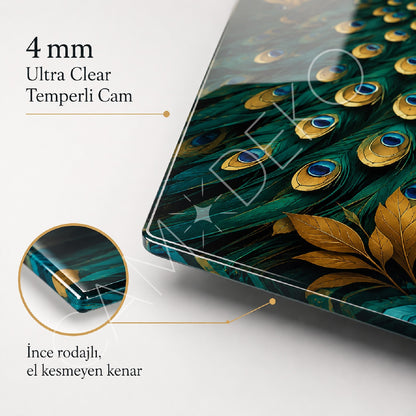 4 mm Ultra Clear temperli cam ve ince rodajlı kenar