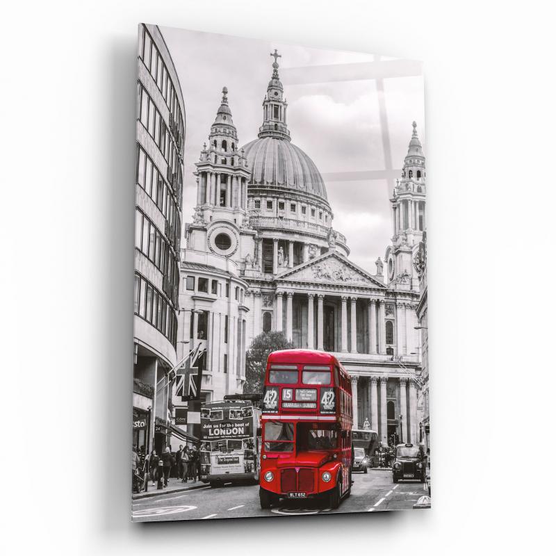 Londra Dikey Cam Tablo