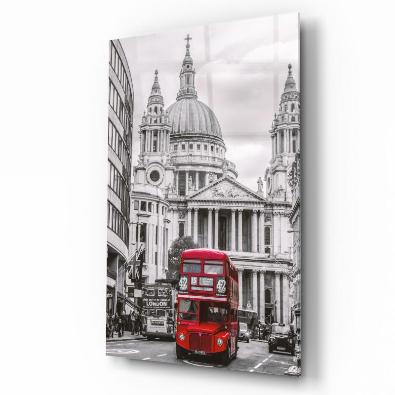 Londra Dikey Cam Tablo