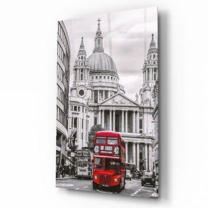Londra Dikey Cam Tablo