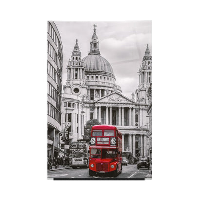 Londra Dikey Cam Tablo