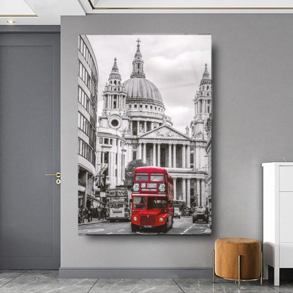 Londra Dikey Cam Tablo