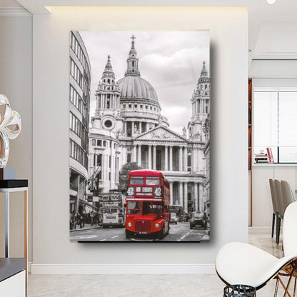 Londra Dikey Cam Tablo