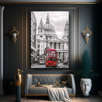 Londra Dikey Cam Tablo
