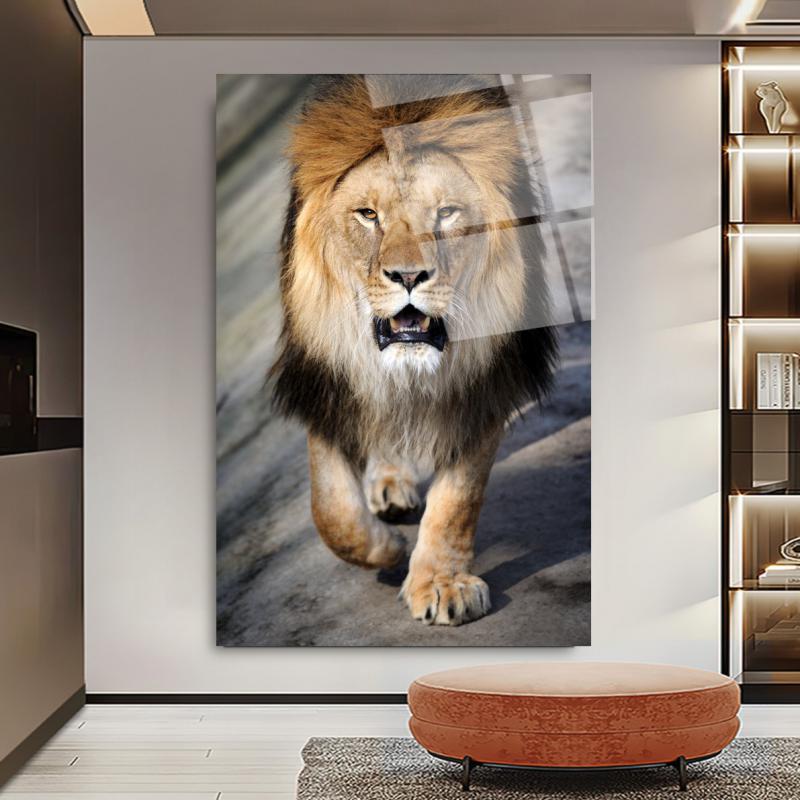 Aslan Dikey Cam Tablo
