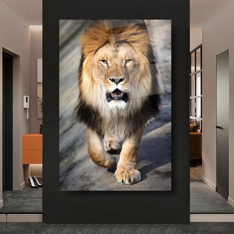 Aslan Dikey Cam Tablo