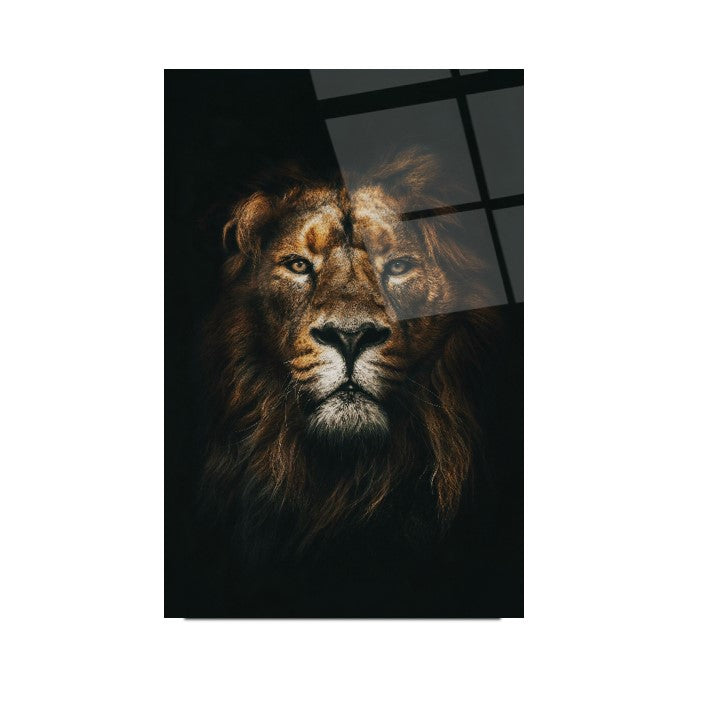 Aslan Dikey Cam Tablo