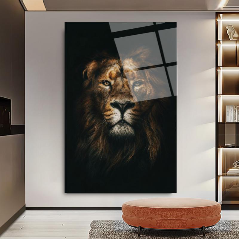 Aslan Cam Tablo