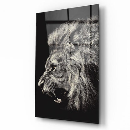 Aslan Dikey Cam Tablo