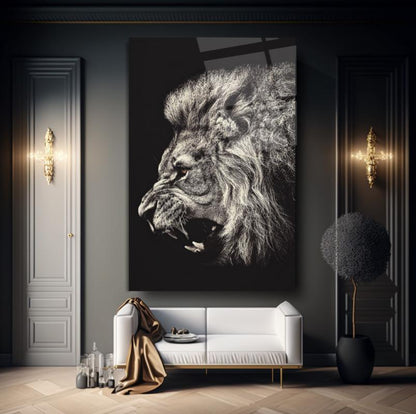 Aslan Dikey Cam Tablo