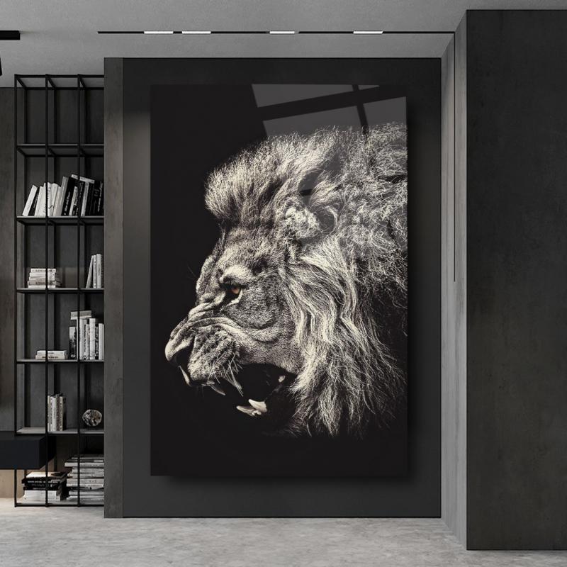 Aslan Cam Tablo