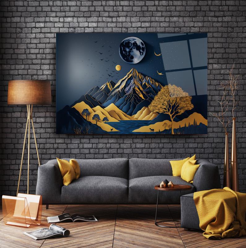 Gece Manzarası Tablo