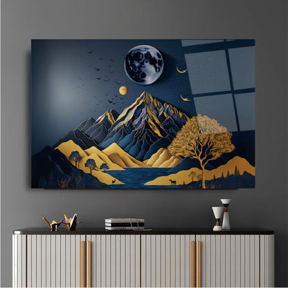 Gece Manzarası Tablo