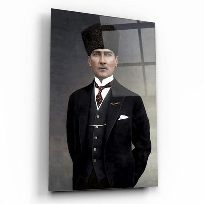 Atatürk Dikey Cam Tablo