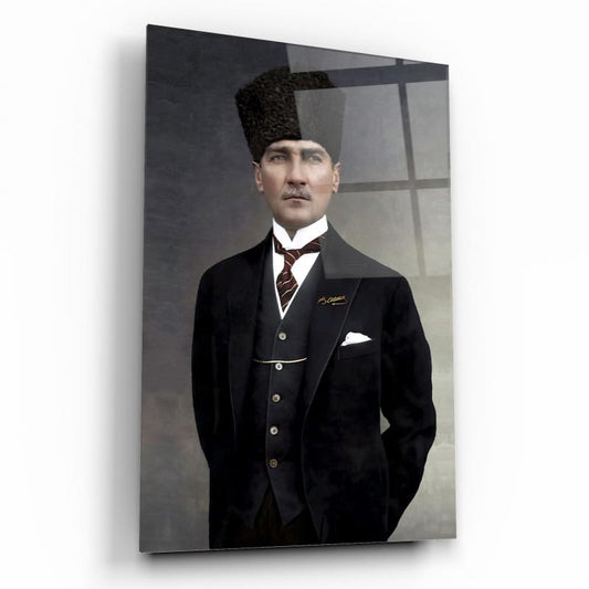 Atatürk Dikey Cam Tablo