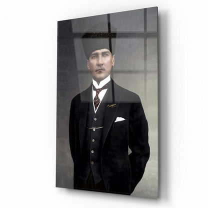 Atatürk Dikey Cam Tablo