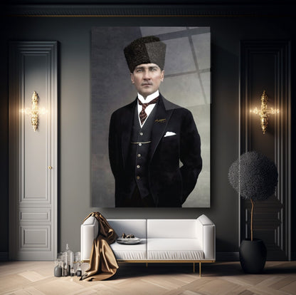 Atatürk Dikey Cam Tablo