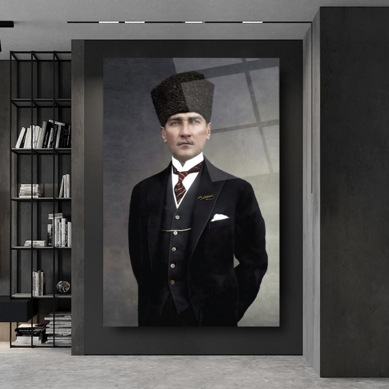 Atatürk Dikey Cam Tablo