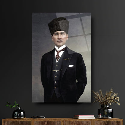 Atatürk Dikey Cam Tablo
