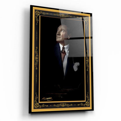 Atatürk Dikey Cam Tablo