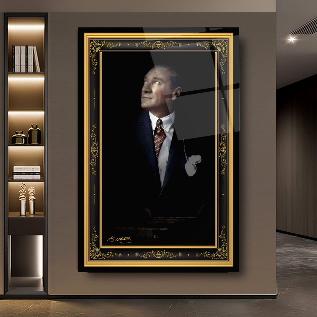 Atatürk Dikey Cam Tablo