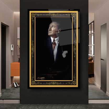 Atatürk Dikey Cam Tablo