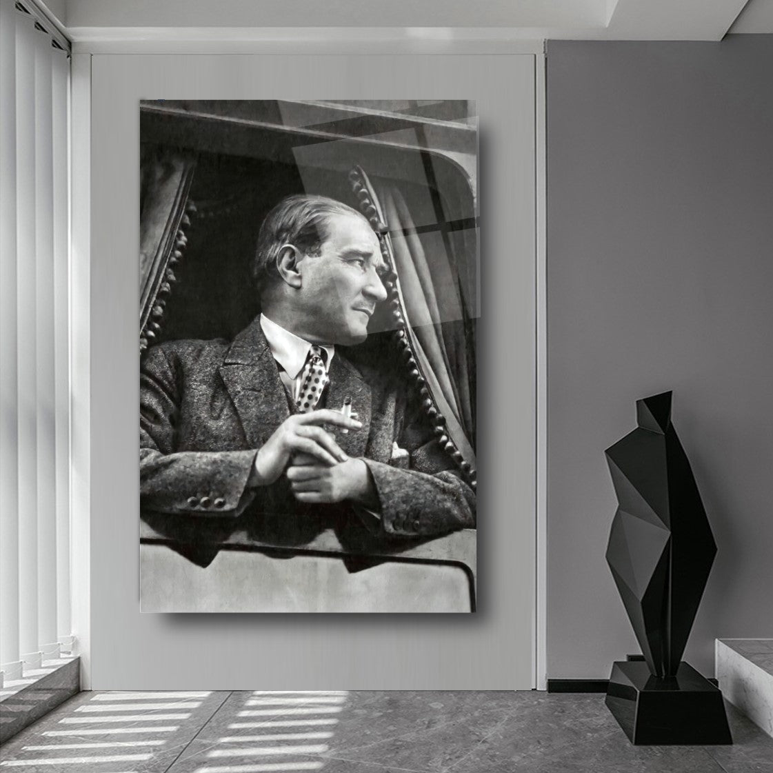 Atatürk Dikey Cam Tablo