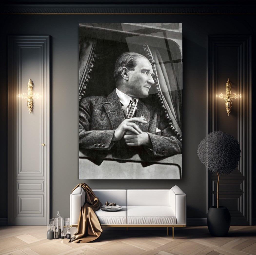 Atatürk Dikey Cam Tablo
