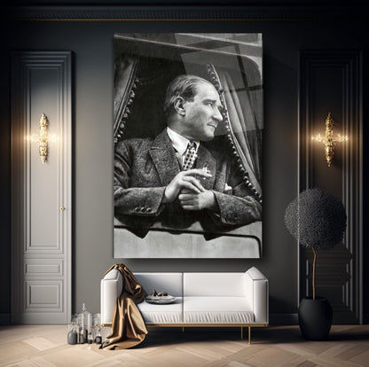 Atatürk Dikey Cam Tablo