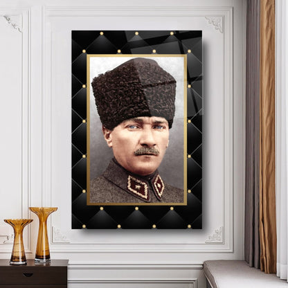 Atatürk Dikey Cam Tablo