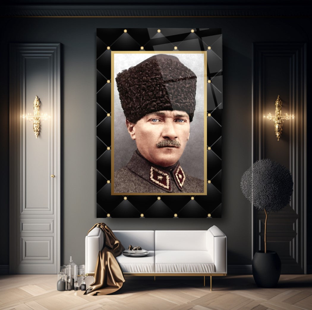 Atatürk Dikey Cam Tablo