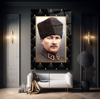 Atatürk Dikey Cam Tablo