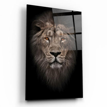 Aslan Dikey Cam Tablo