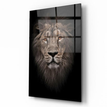 Aslan Dikey Cam Tablo