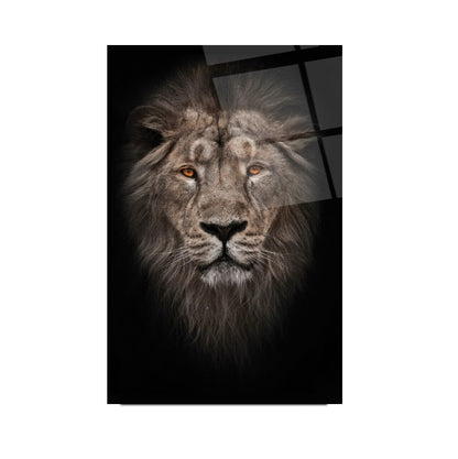 Aslan Dikey Cam Tablo