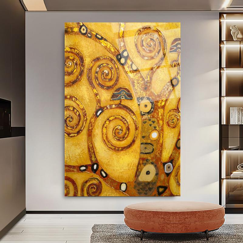 Gustave Klimt Dikey Cam Tablo